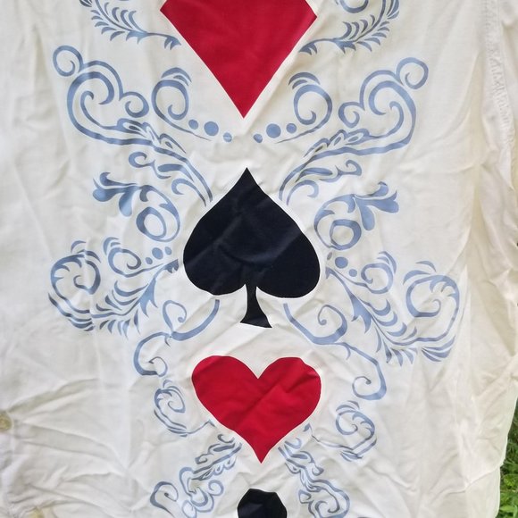 Profile : Vintage Hawaii Style 6x Big button up Shirt Poker - Picture 6 of 6